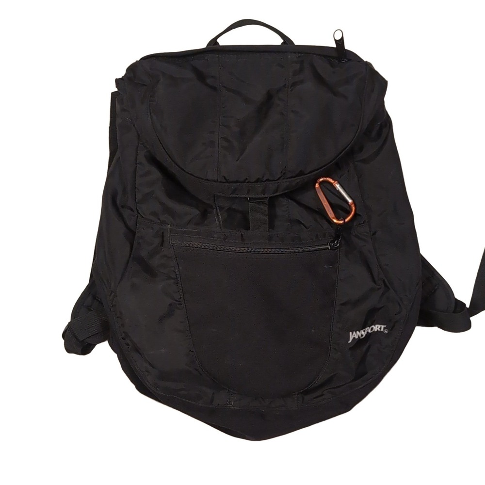 JanSport SuperBreak One Backpack Black Lightweight Adjustable Straps 13 in